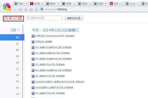 浏览器历史记录查看全攻略