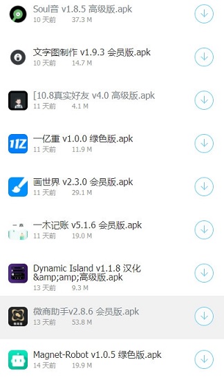 软件应用界面示意图