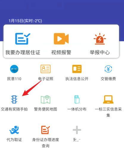 政务平台入口示意图