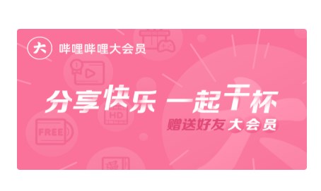 哔哩哔哩会员激活界面示意图