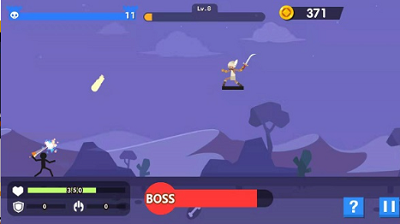 BOSS战画面