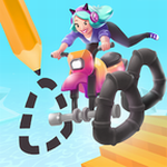 涂鸦骑士创意车轮挑战免费畅玩