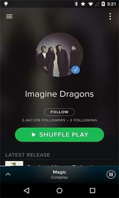 Spotify安卓版界面展示