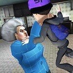 疯狂奶奶逃生挑战3D沉浸玩法