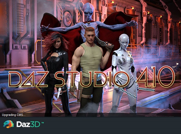 DAZ Studio操作界面预览