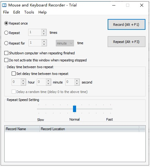 操作界面示意图