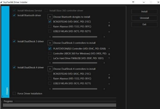 操作界面示意图